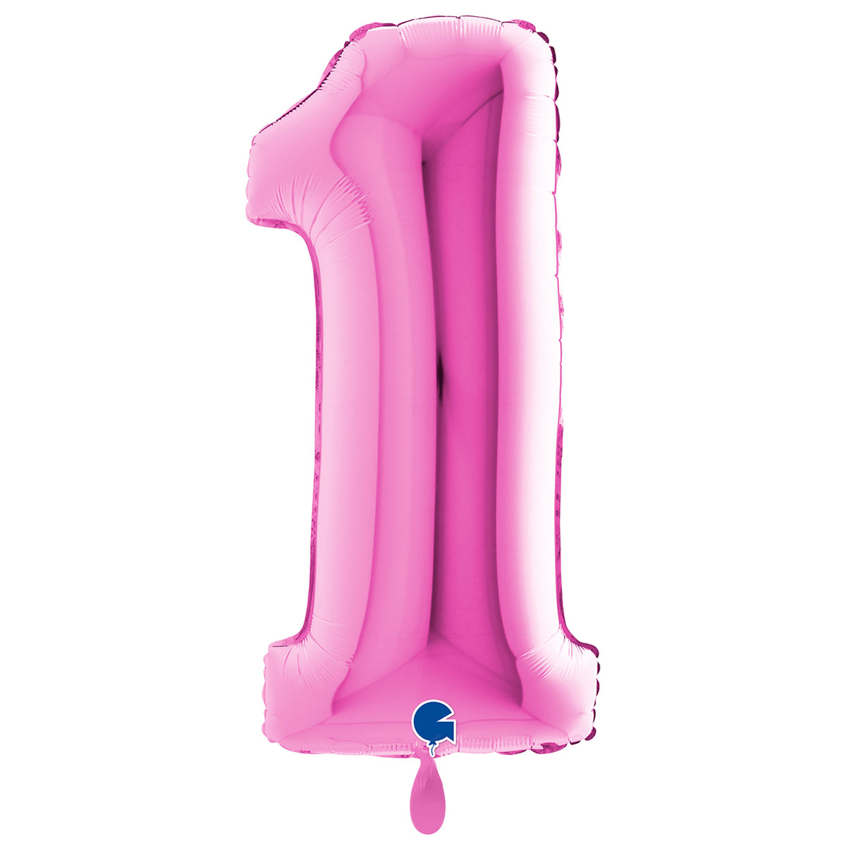 1 Balloon XXL - Number 1 - Fuxia