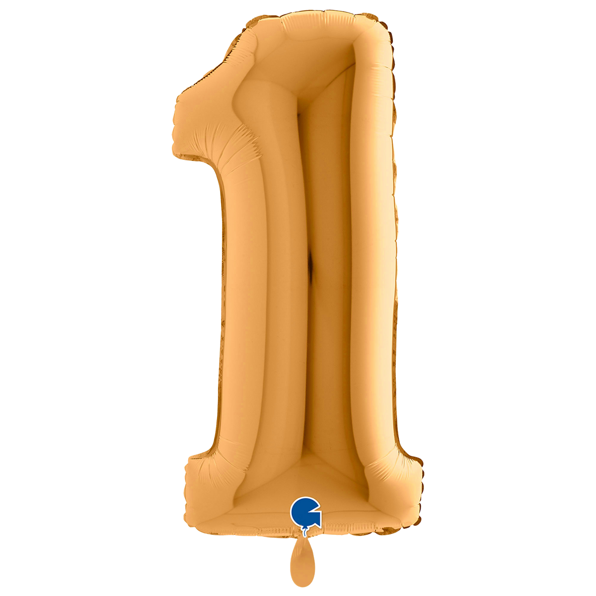 1 Balloon XXL - Number 1 - Sunset Gold