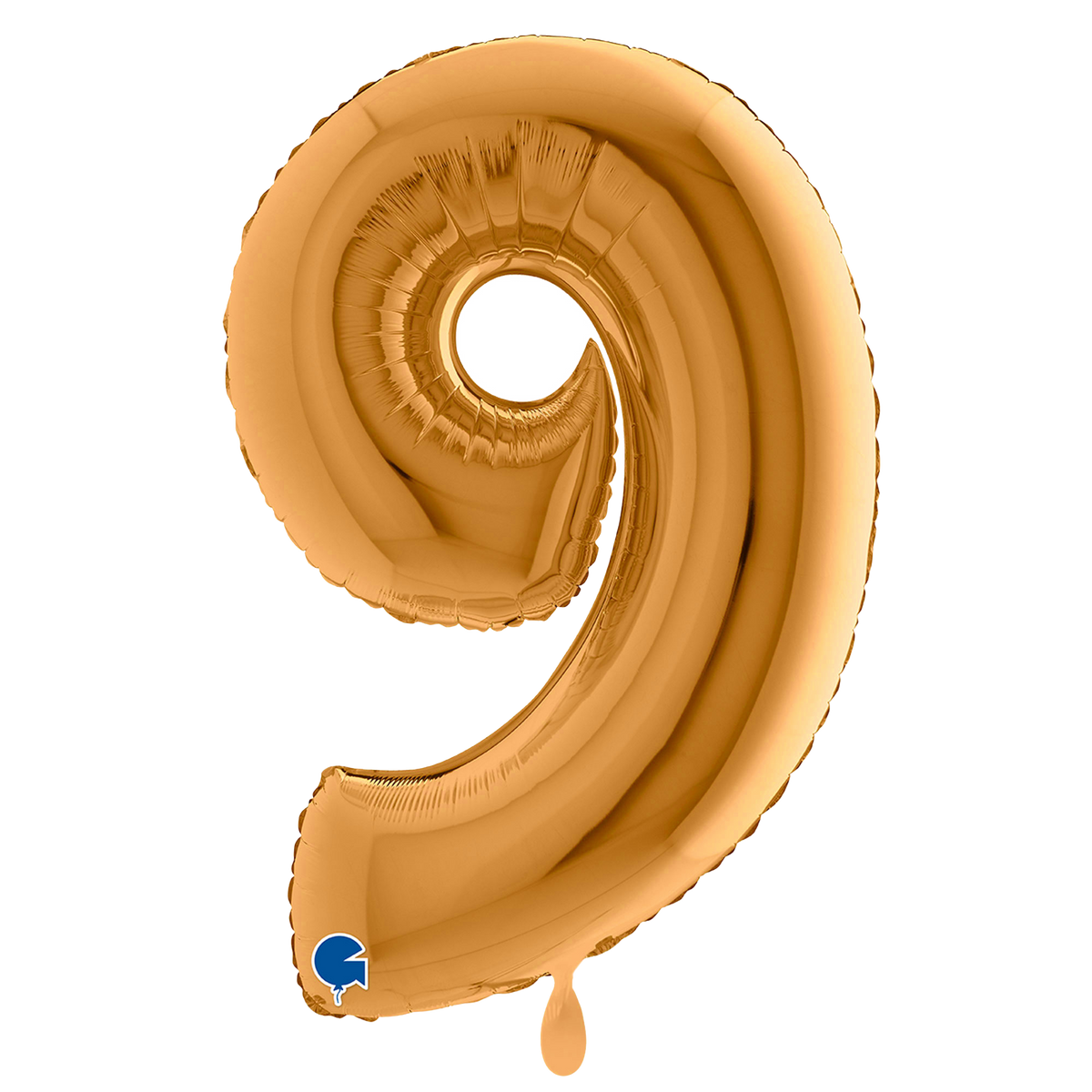 1 Balloon XXL - Number 9 - Sunset Gold