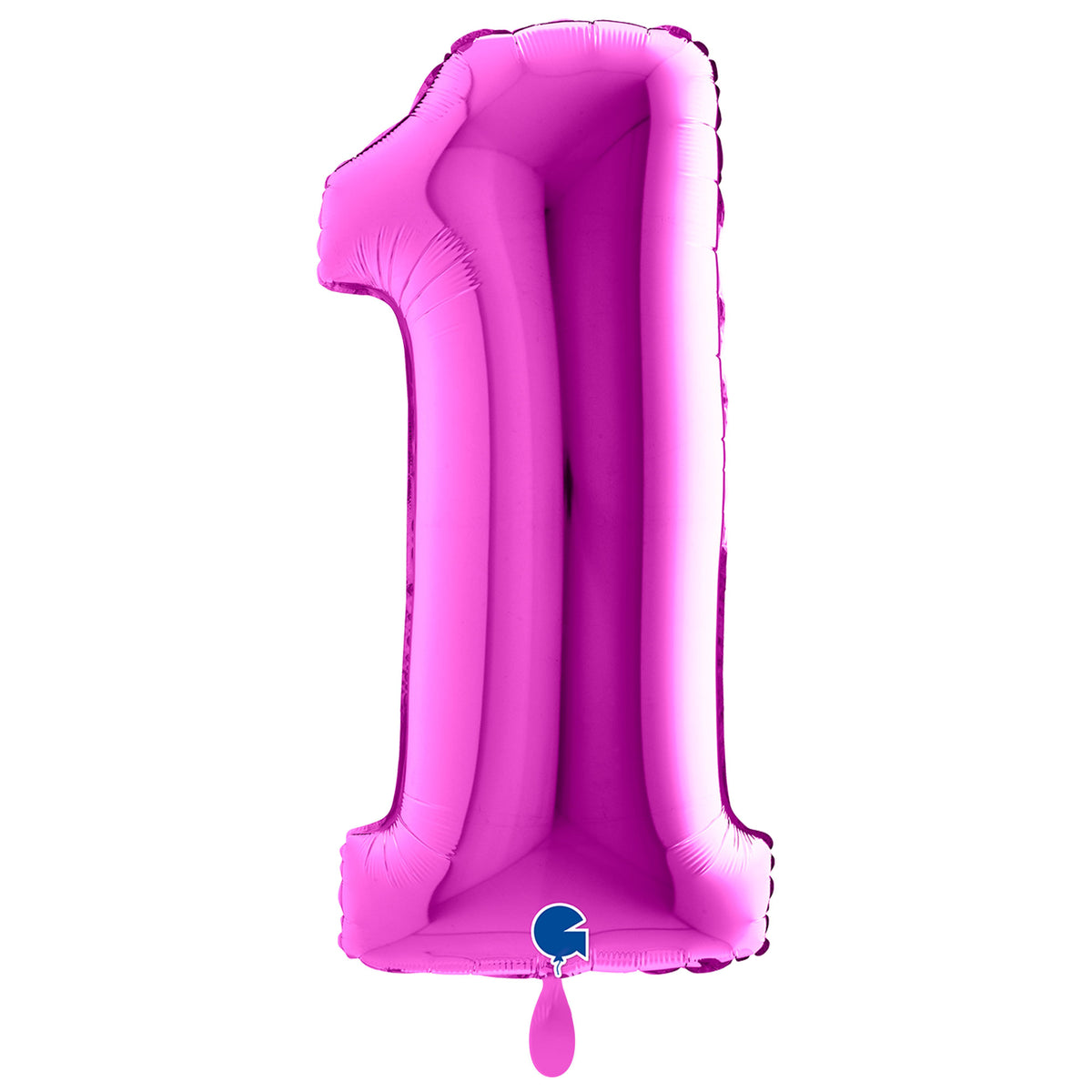 1 Balloon XXL - Number 1 - Purple