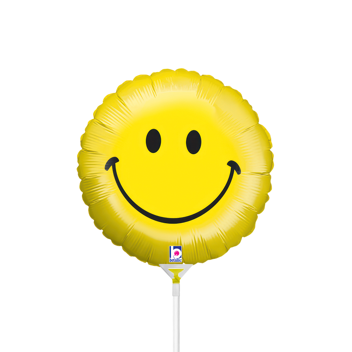 10 Miniballoons Airfilled - Smiley Face (Unverpackt)