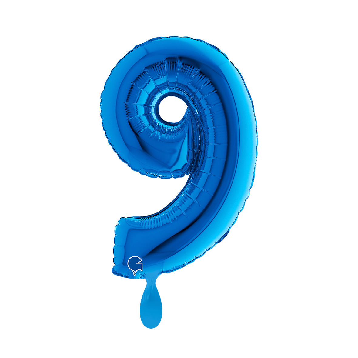 1 Balloon XS - Number 9 - Blue