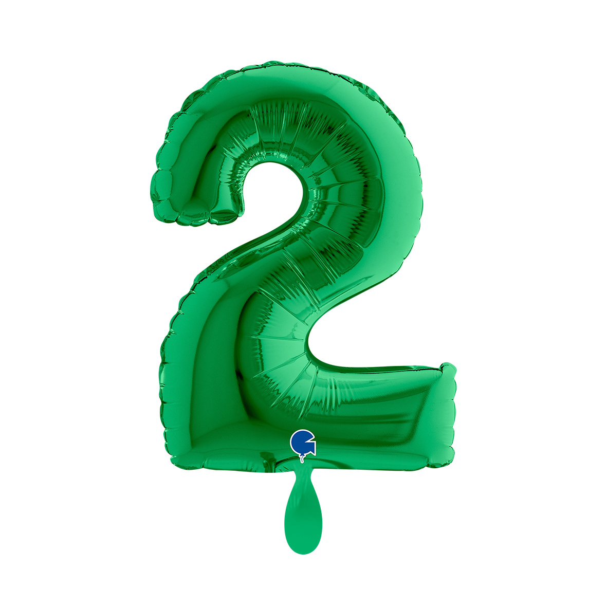 1 Balloon XS - Number 2 - Green