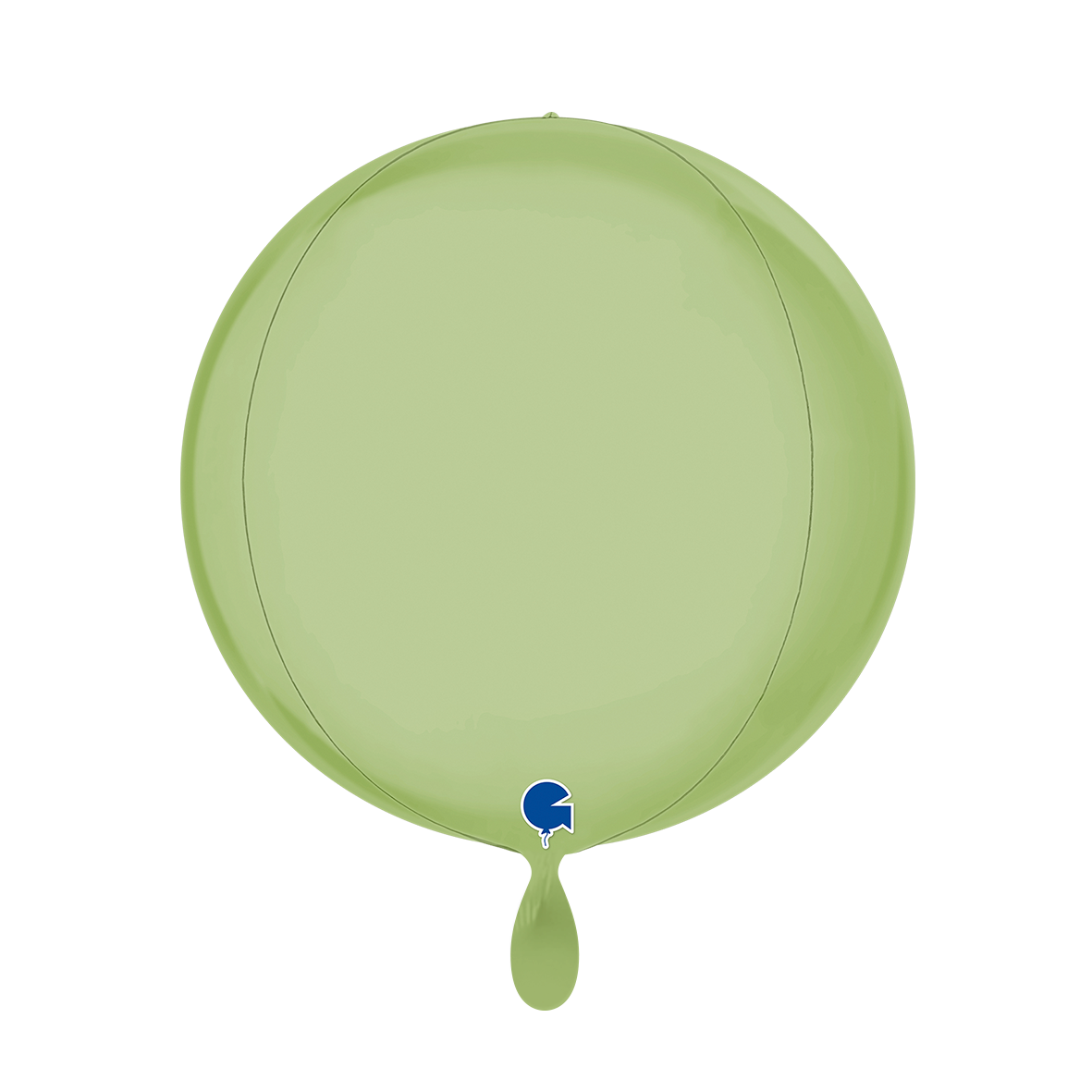 1 Balloon 4D - Globe - Satin Olive Green