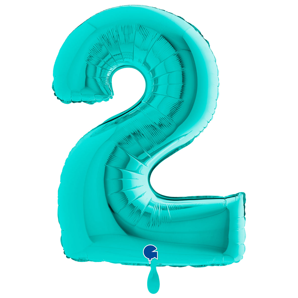 1 Balloon XXL - Number 2 - Tiffany