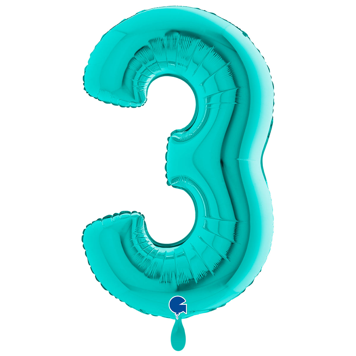 1 Balloon XXL - Number 3 - Tiffany