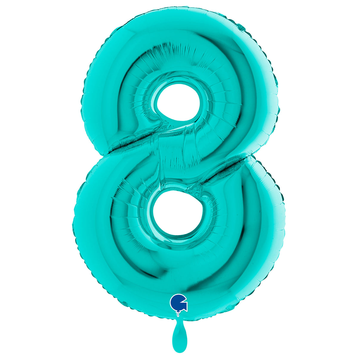1 Balloon XXL - Number 8 - Tiffany