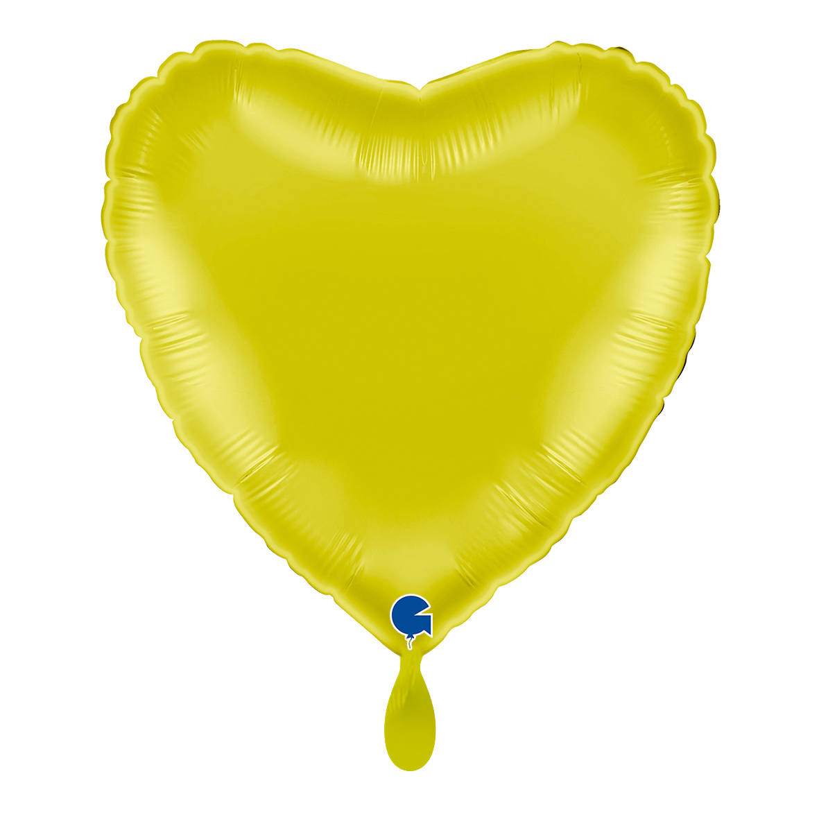 1 Balloon - Heart - Yellow