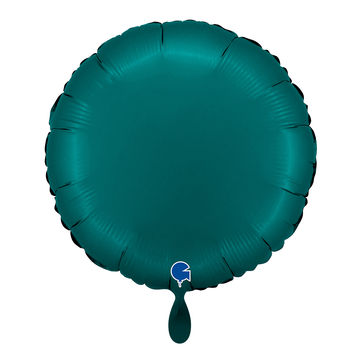 1 Balloon - Round - Satin Emerald Green