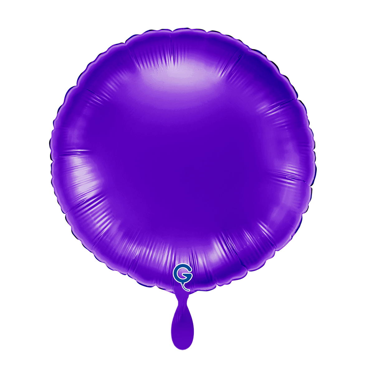 1 Balloon - Round - Metallic Royal Purple