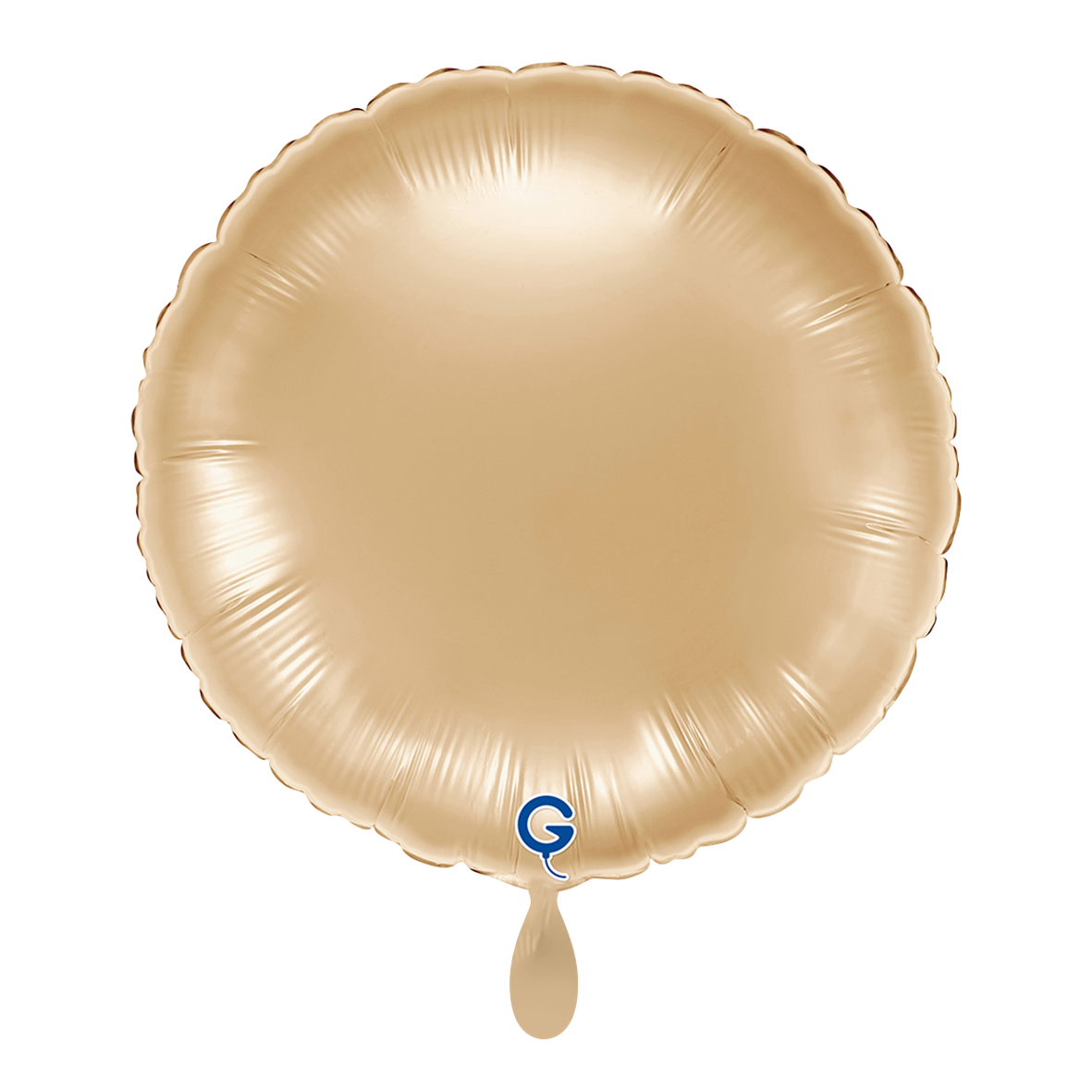 1 Balloon - Round - White Gold
