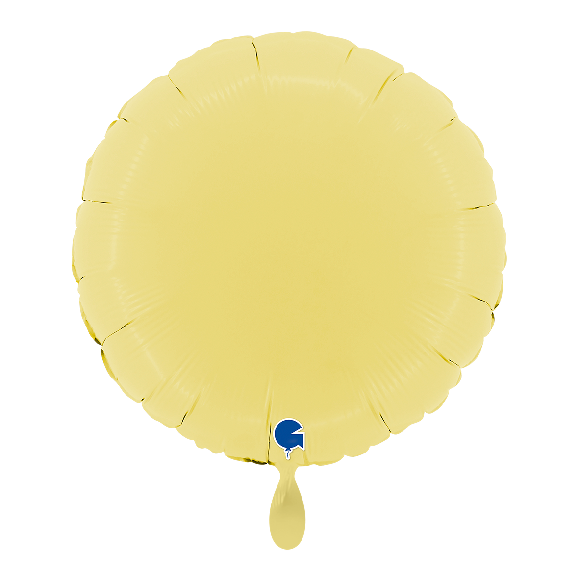 1 Balloon - Round - Matte Yellow