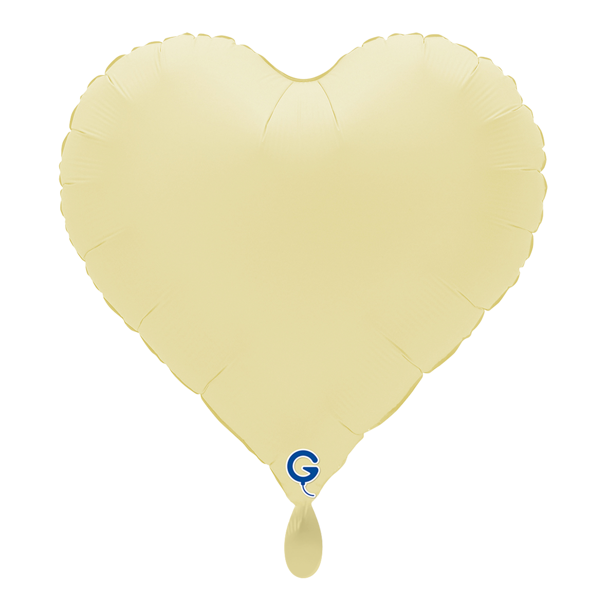 1 Balloon - Heart - Soft Matte French Butter