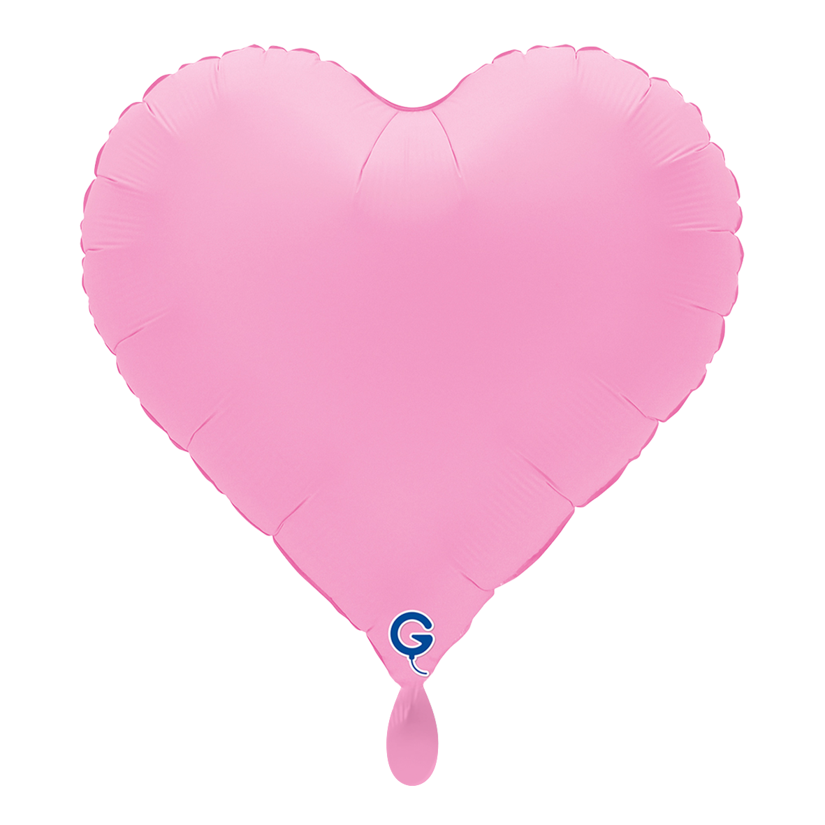 1 Balloon - Heart - Soft Matte Sakura Pink