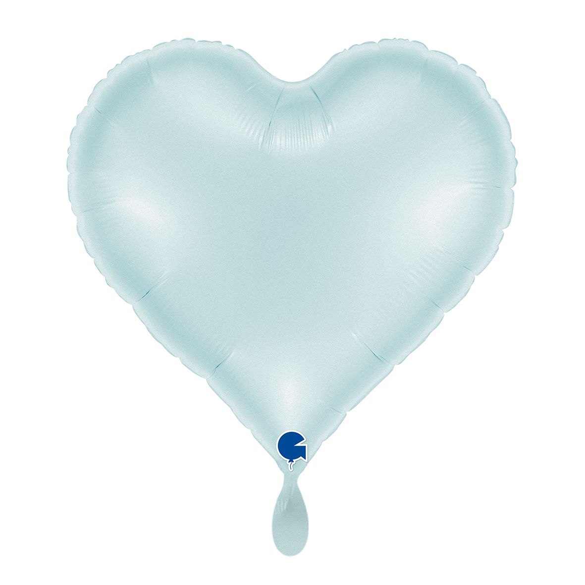 1 Balloon - Sweetie Heart 18in Satin Pastel Blue