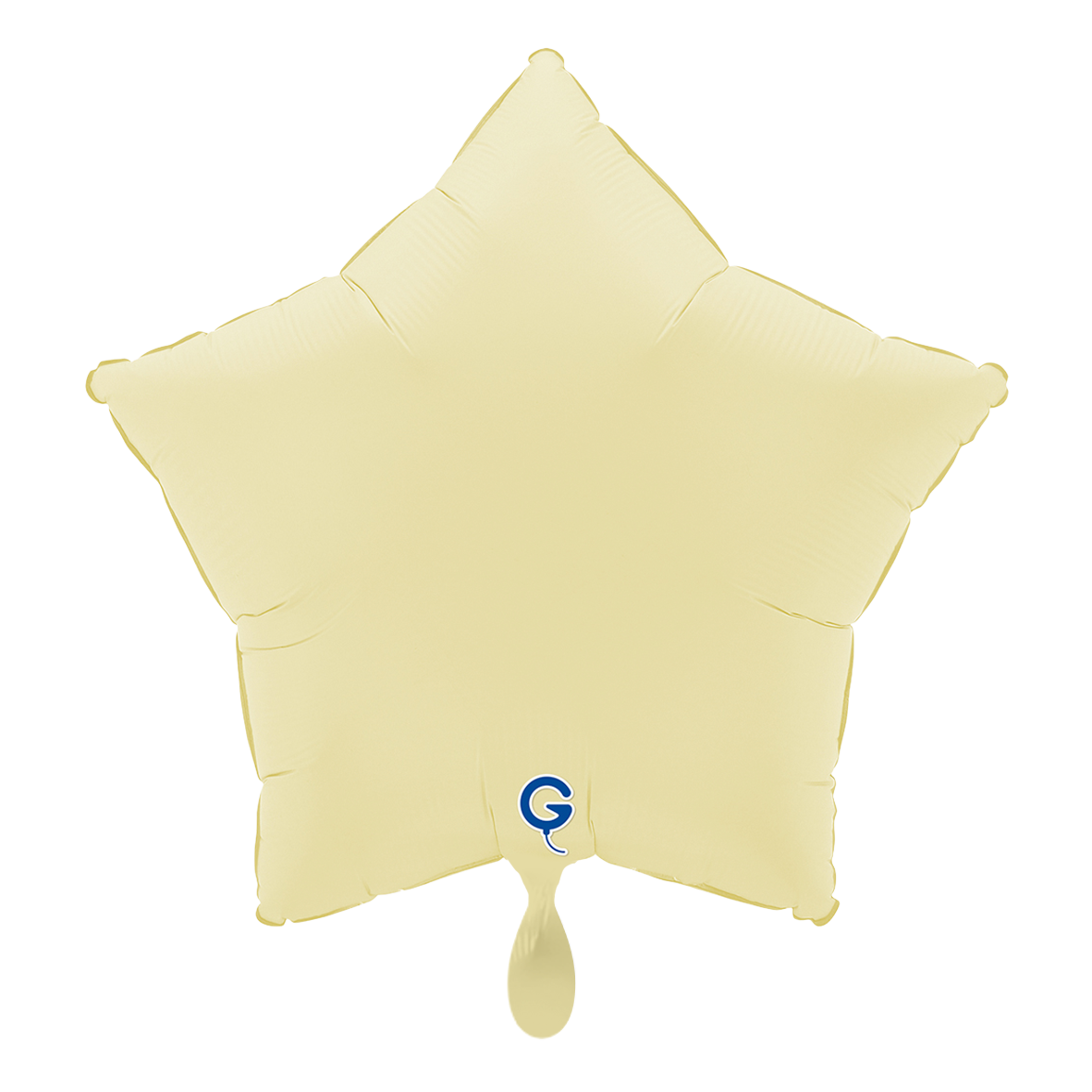 1 Balloon - Star - Soft Matte French Butter
