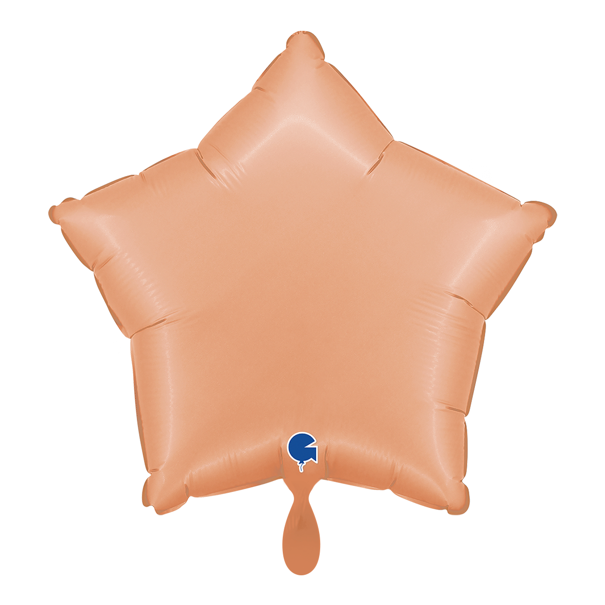 1 Balloon - Star - Satin Peach