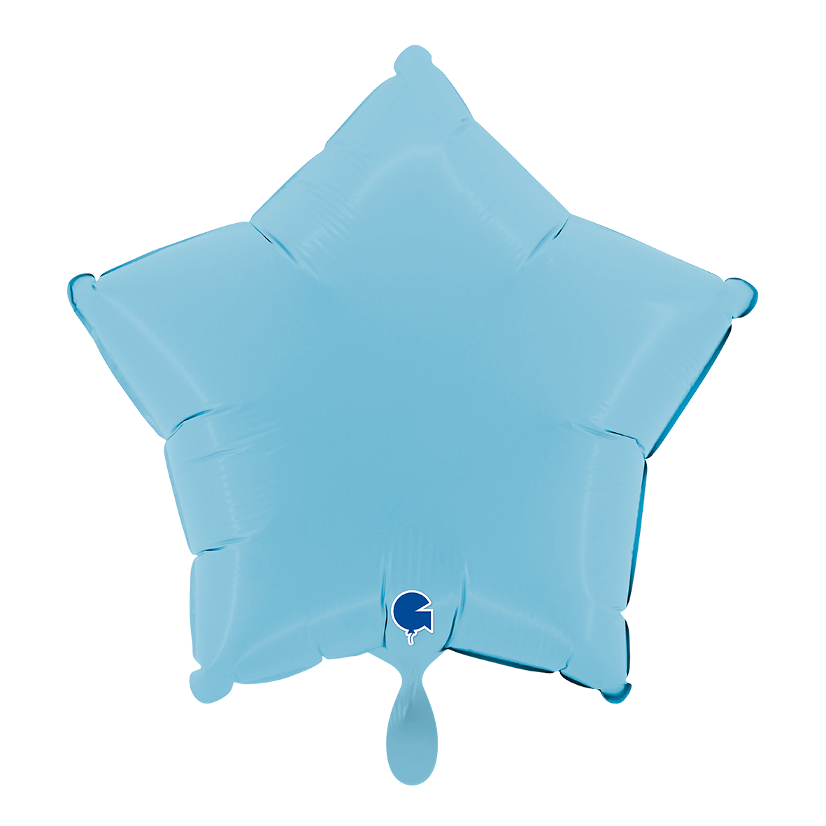 1 Balloon - Star - Matte Blue
