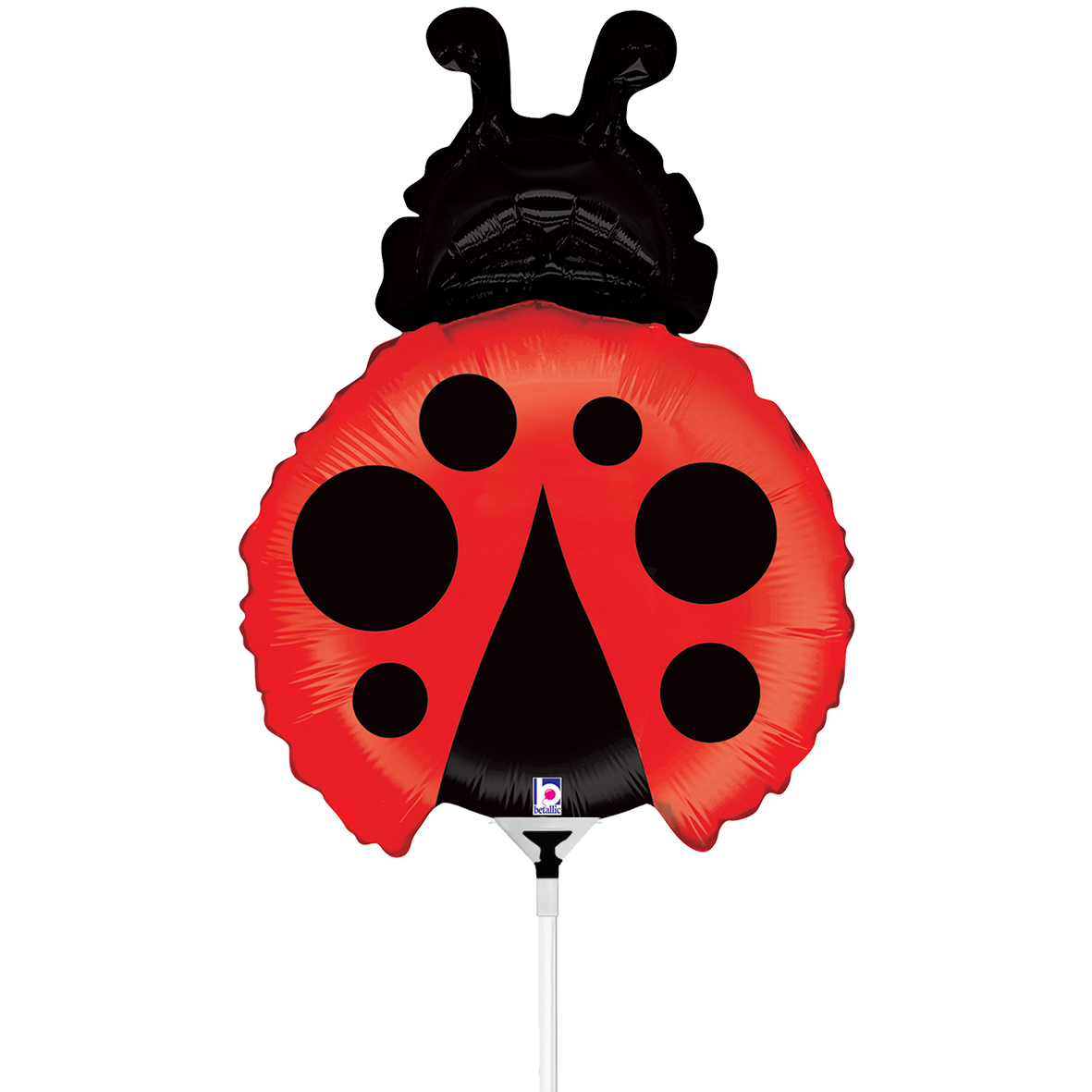 10 Miniballoons Airfilled - Ladybug (Unverpackt)