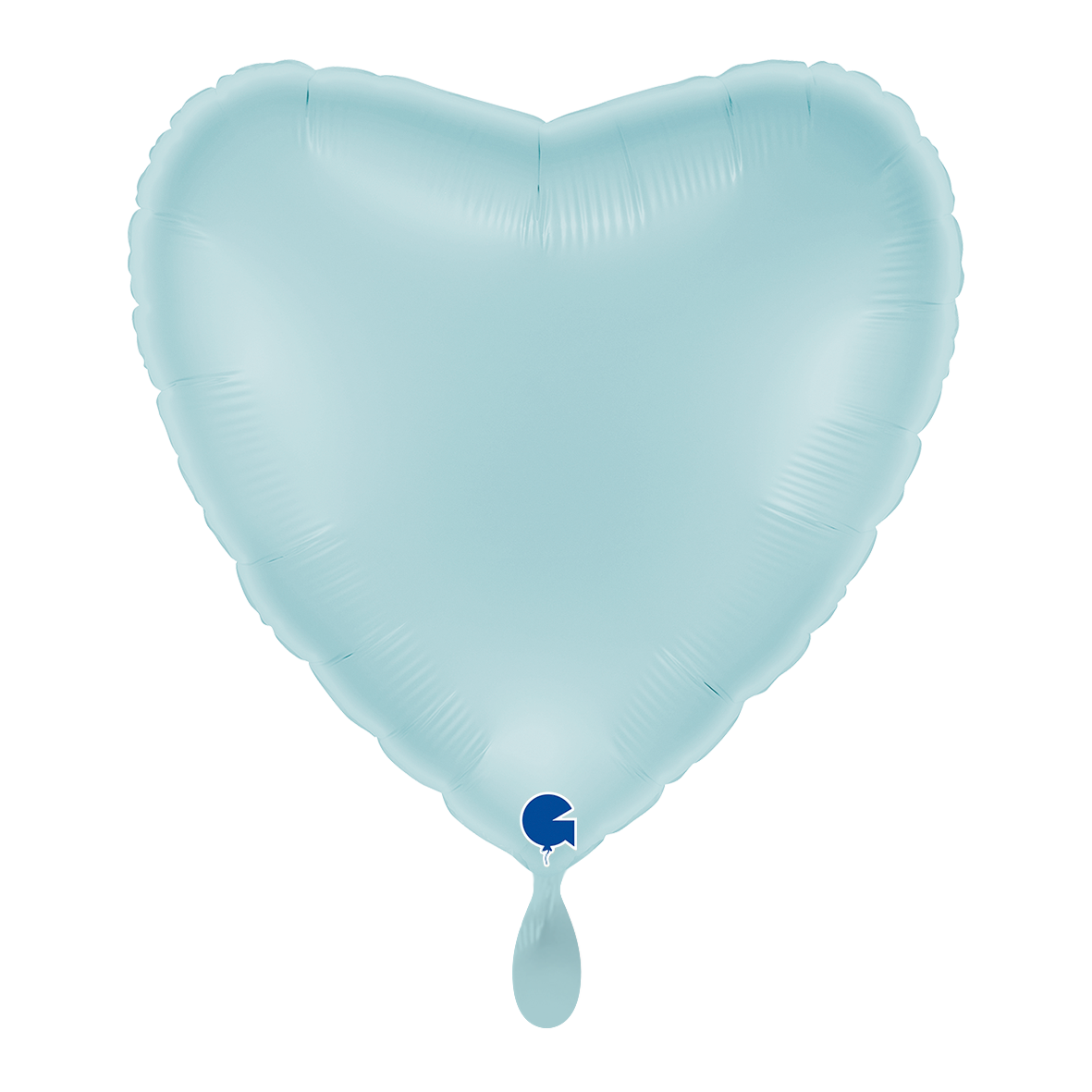 1 Balloon XL - Heart - Pastel Blue