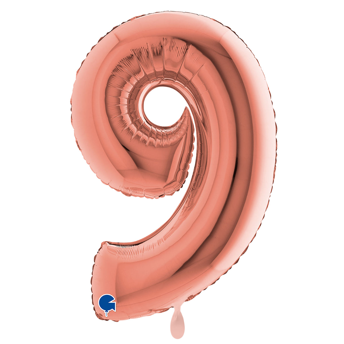 1 Balloon XXL - Number 9 - Rose Gold