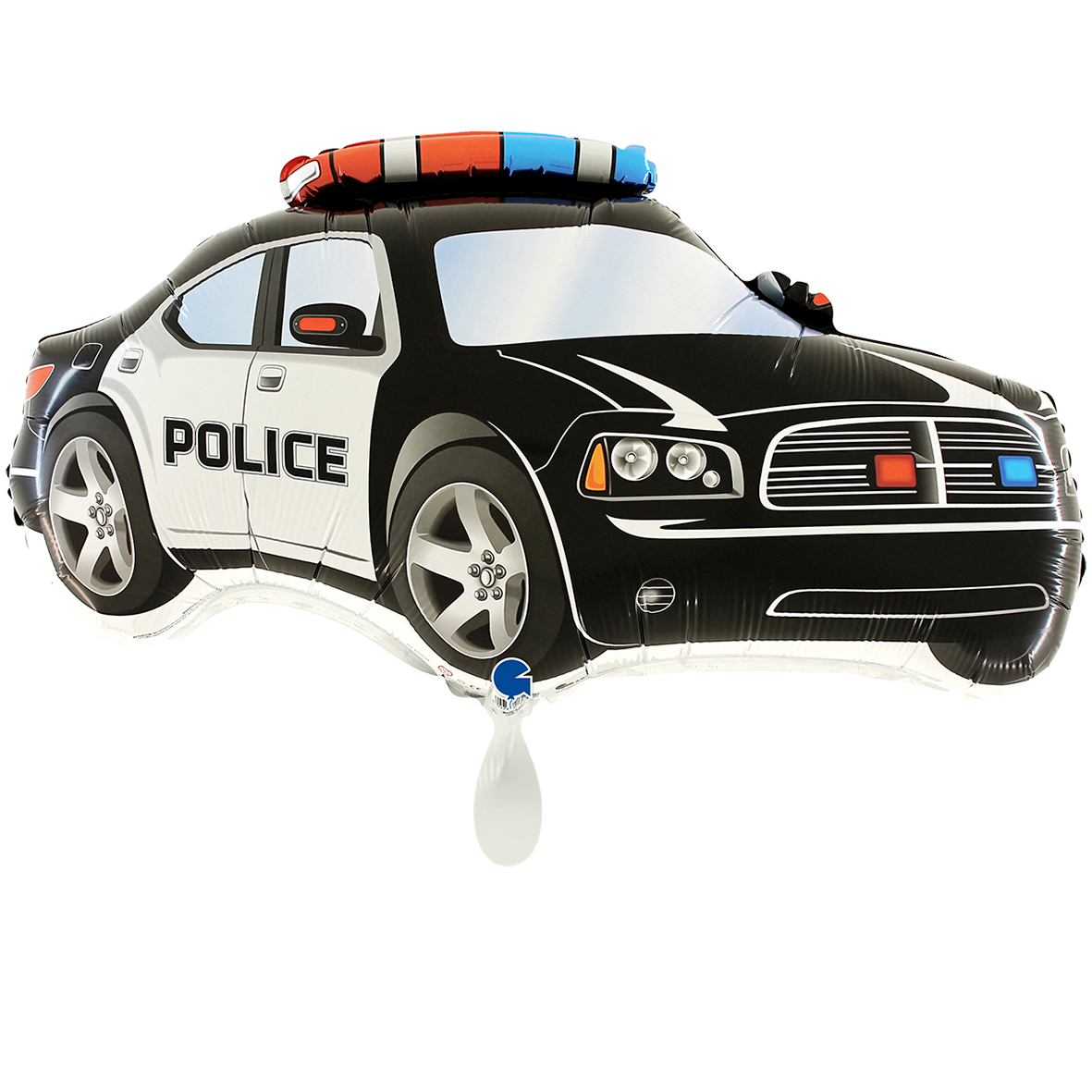 1 Balloon XXL - Police Car Black