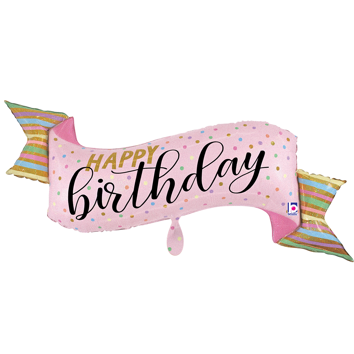 1 Balloon XXL - Pastel Birthday Banner