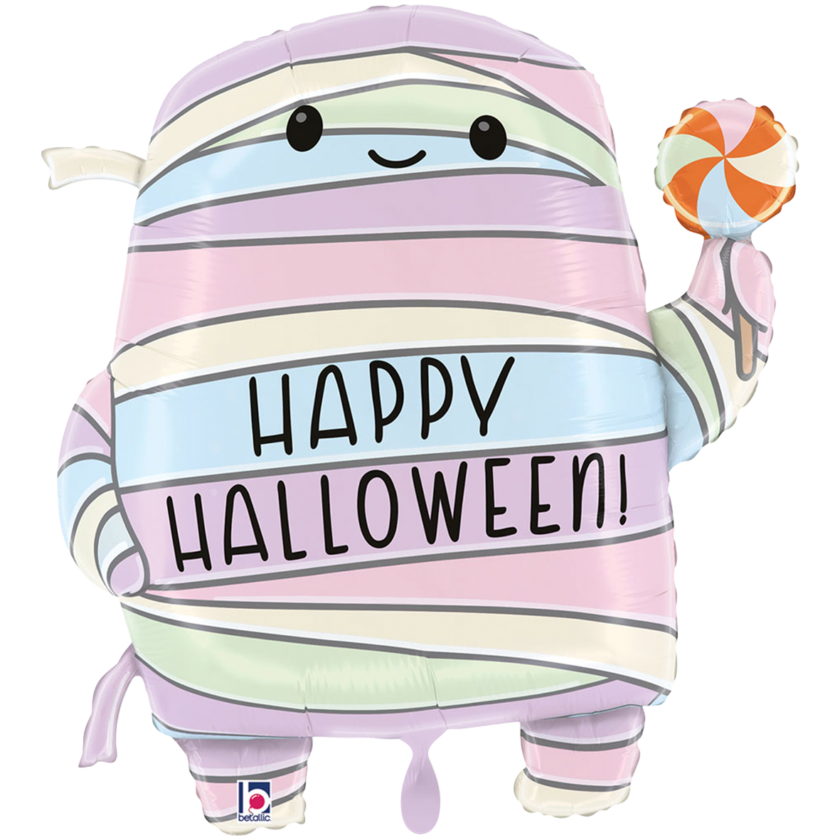 1 Balloon XXL - Pastel Halloween Mummy