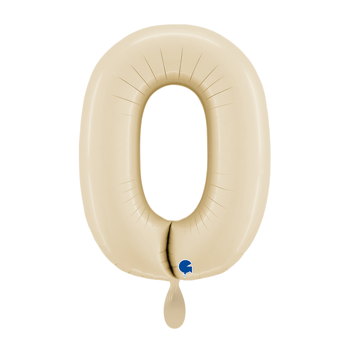 1 Balloon XL - Number 0 - Satin Cream