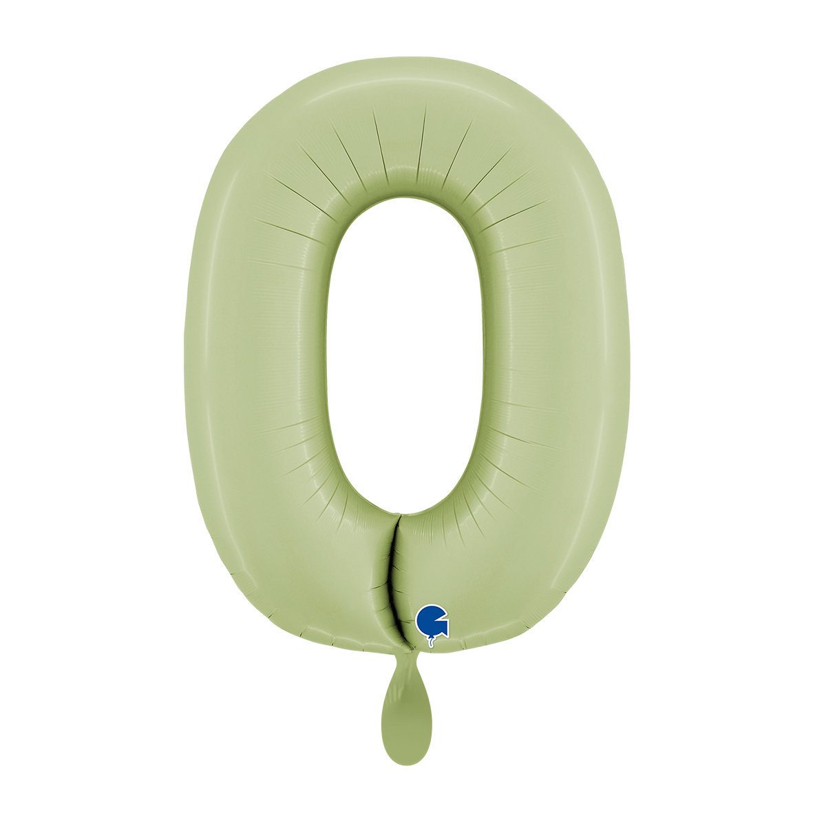 1 Balloon XL - Number 0 - Satin Olive Green