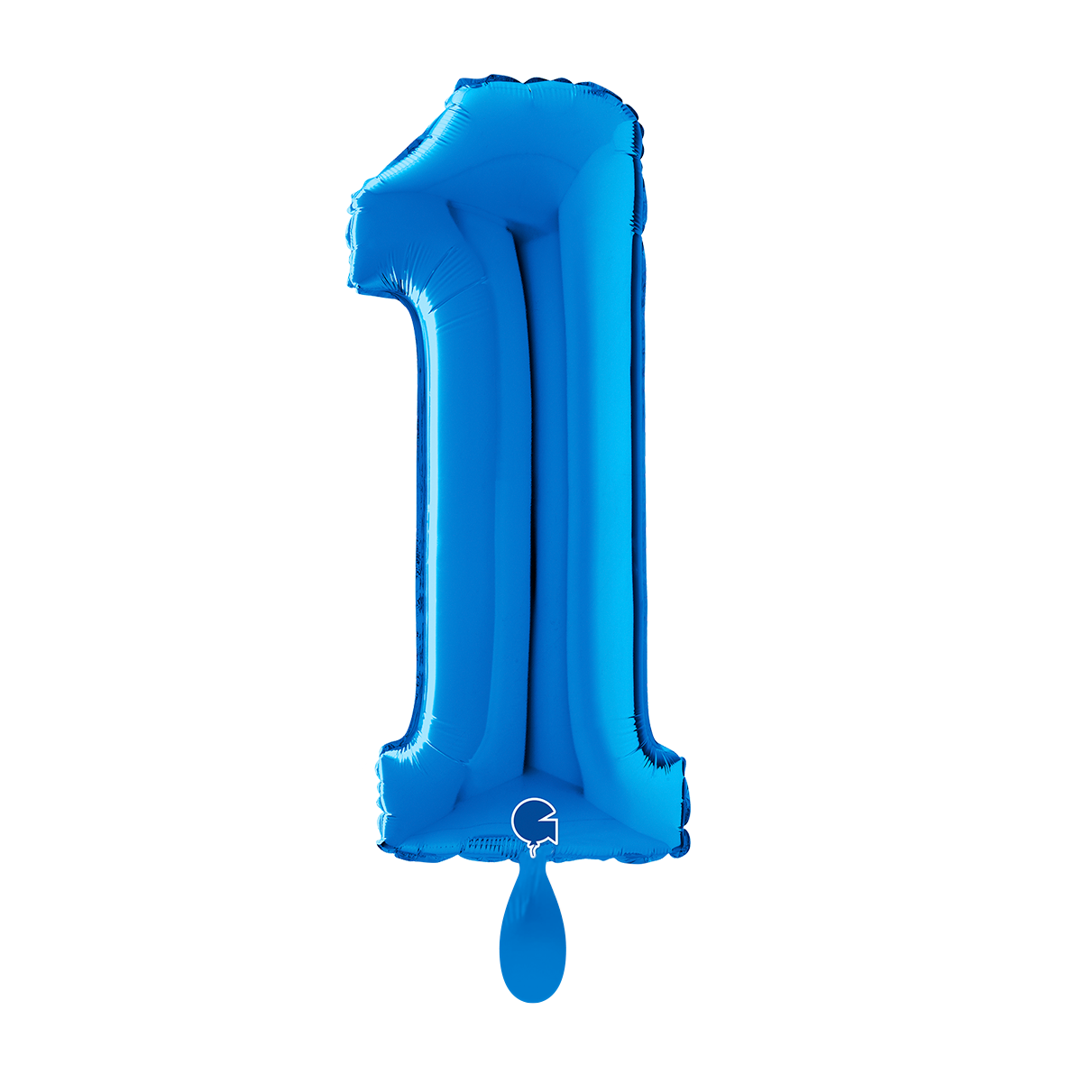 1 Balloon XL - Number 1 - Blue