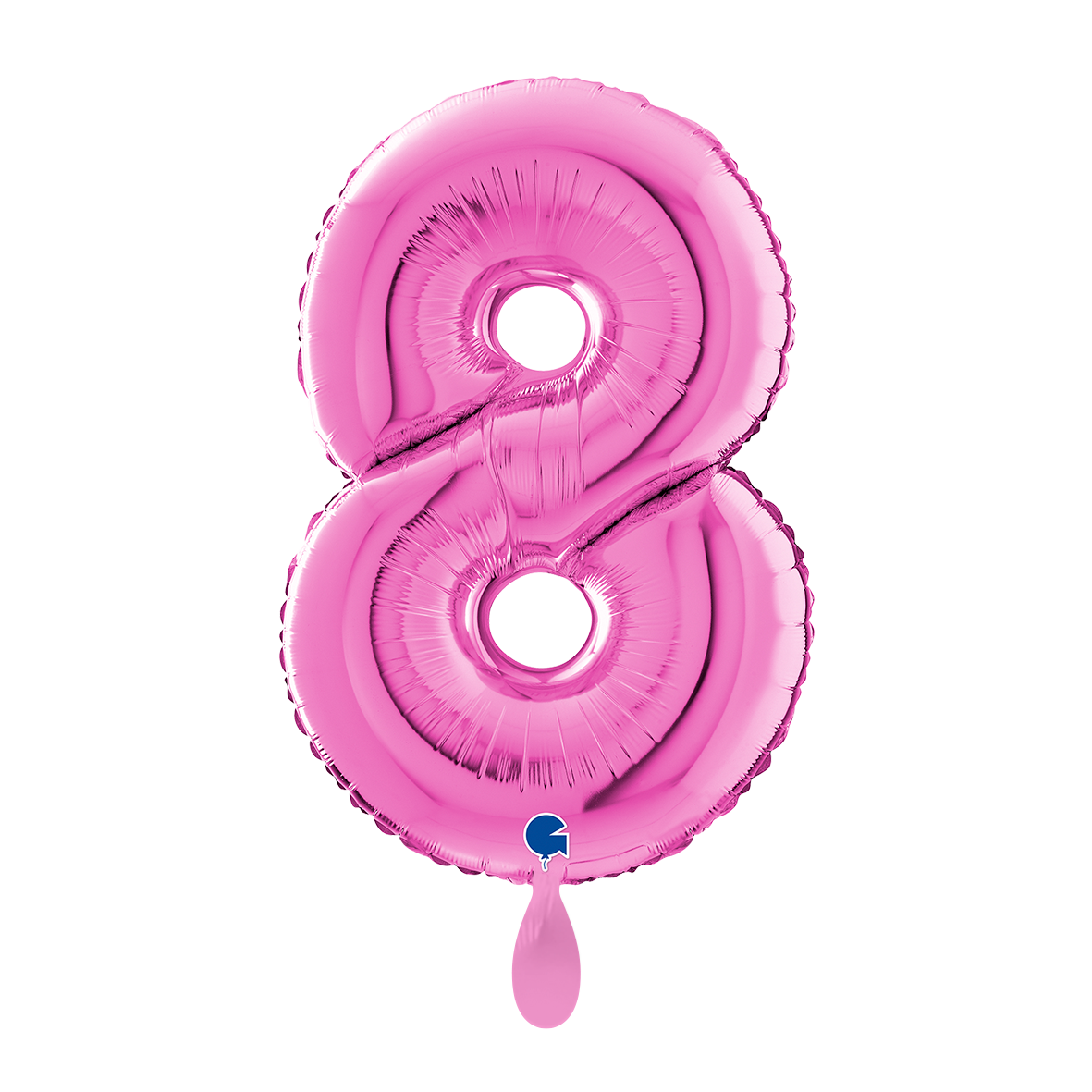 1 Balloon XL - Number 8 - Fuxia