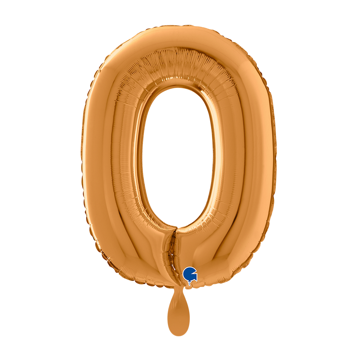 1 Balloon XL - Number 0 - Gold