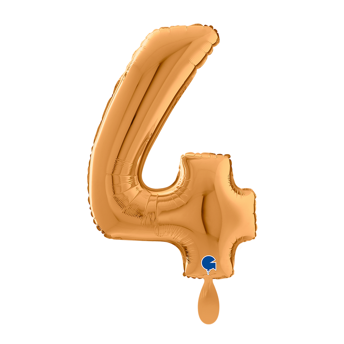 1 Balloon XL - Number 4 - Gold