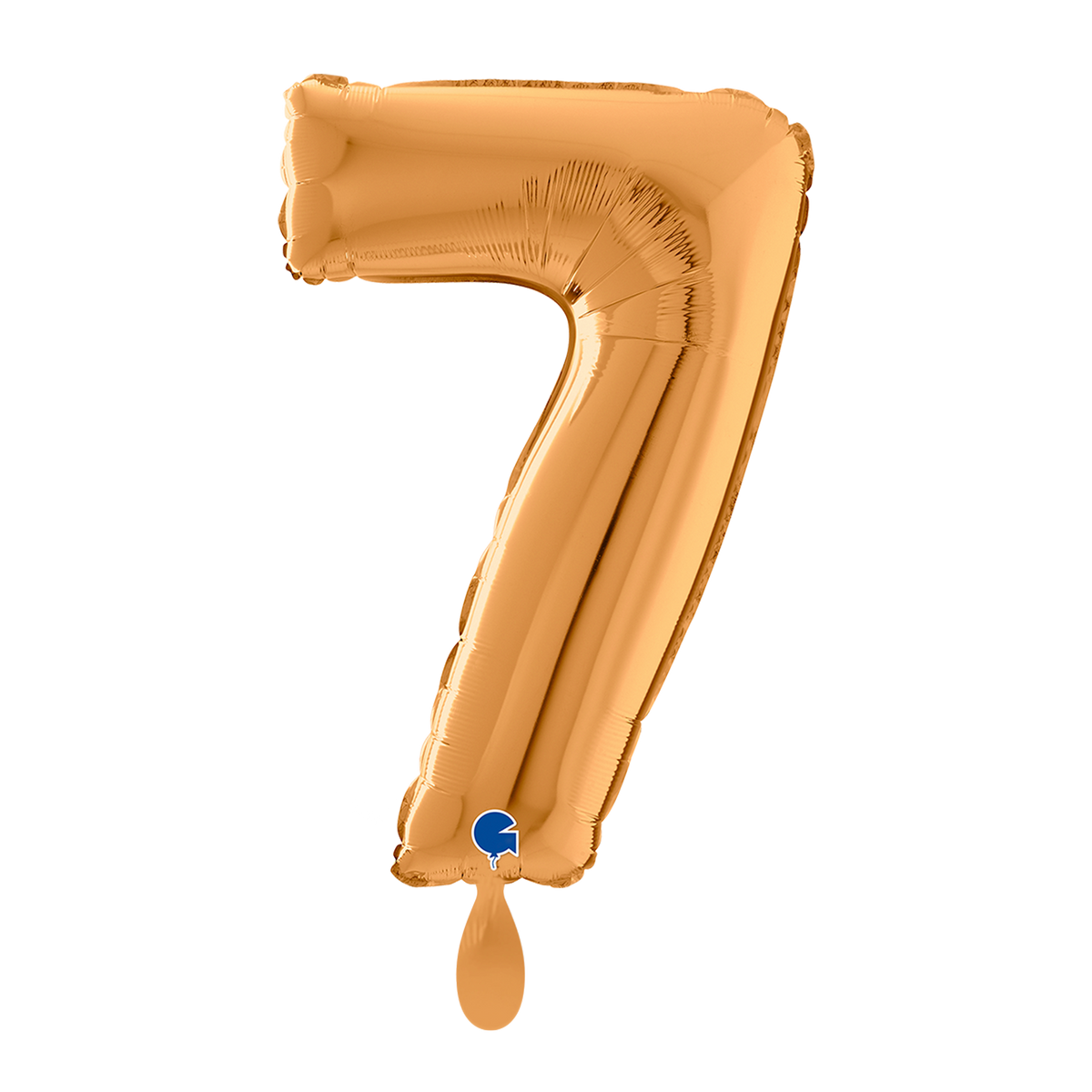 1 Balloon XL - Number 7 - Gold