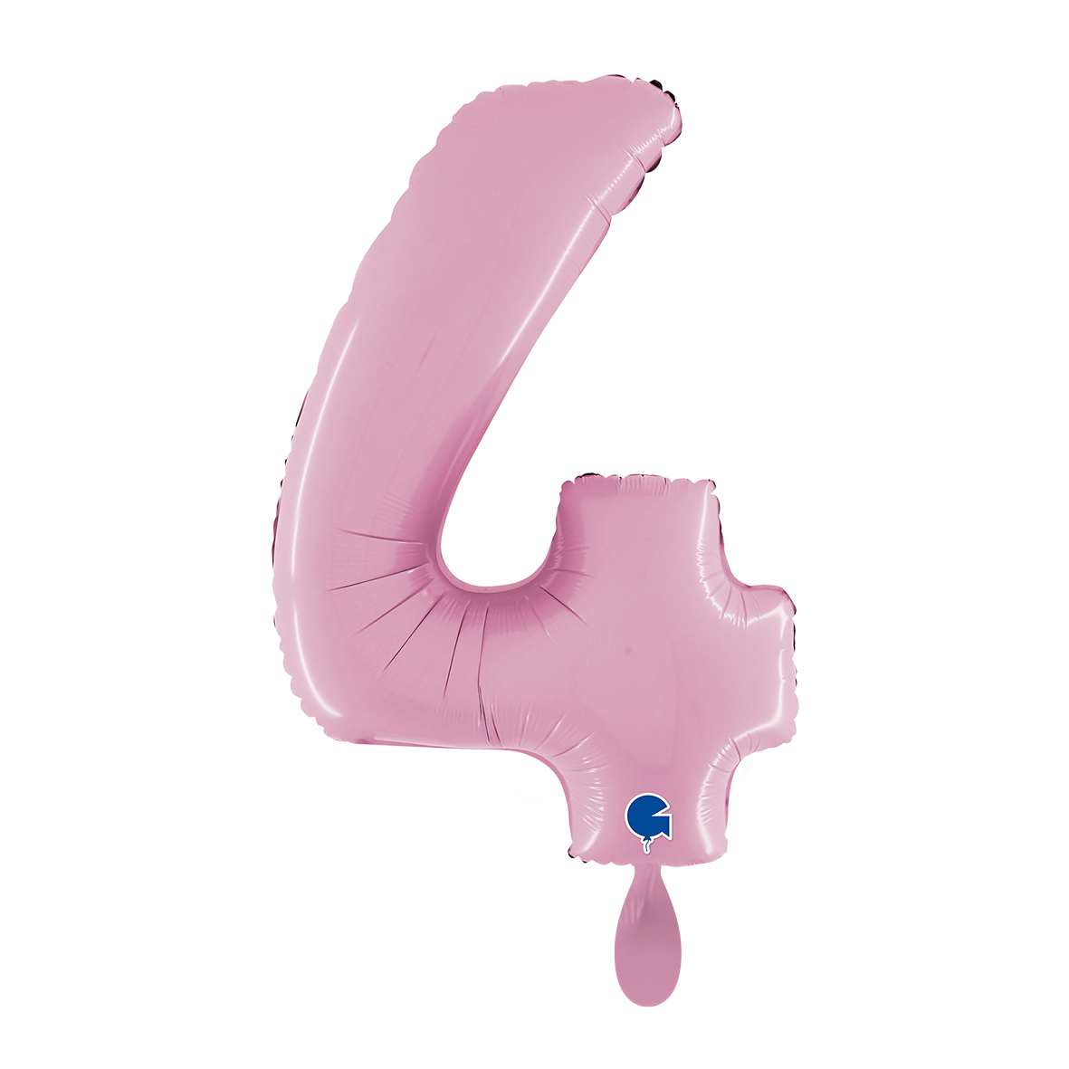 1 Balloon XL - Number 4 - Pastel Pink