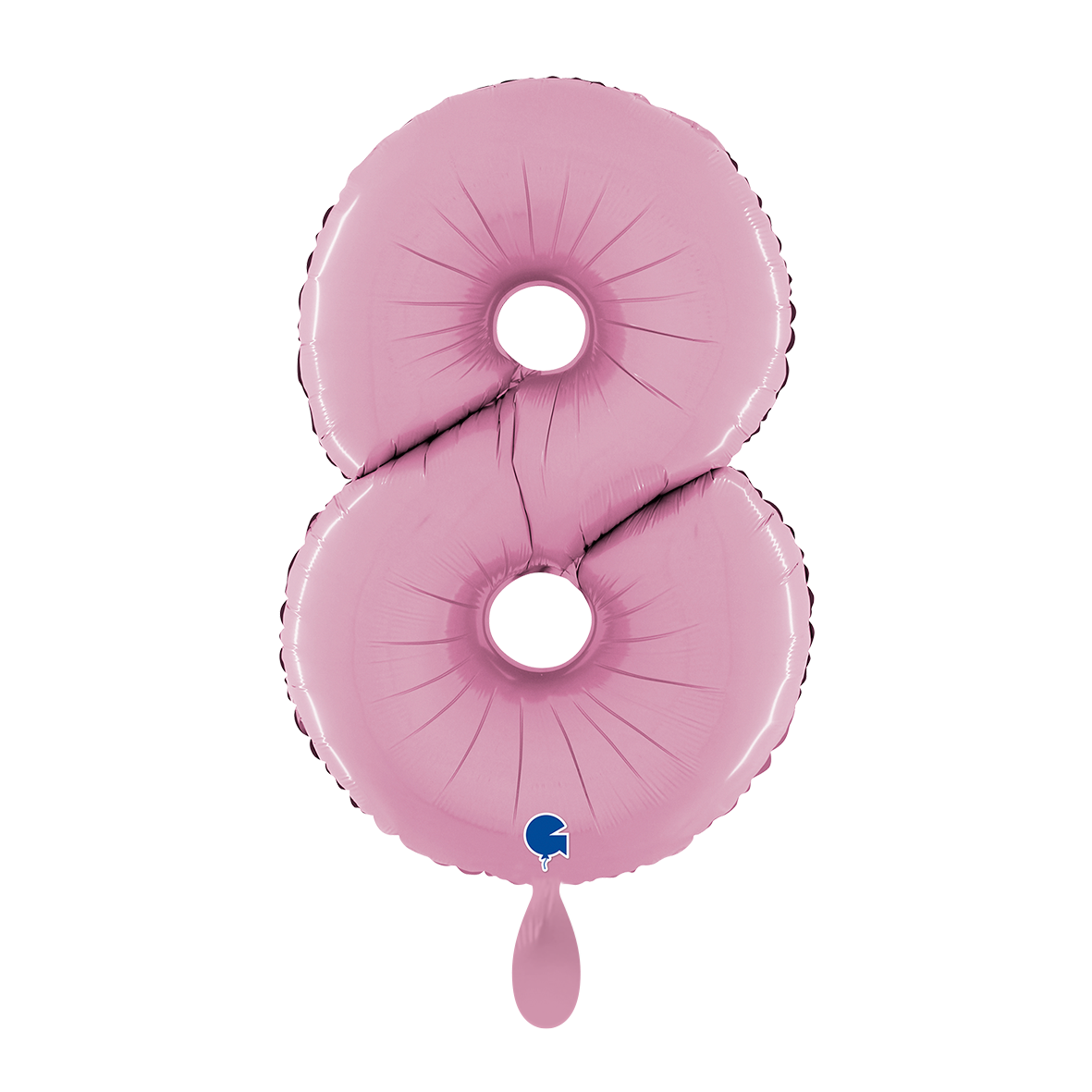 1 Balloon XL - Number 8 - Pastel Pink