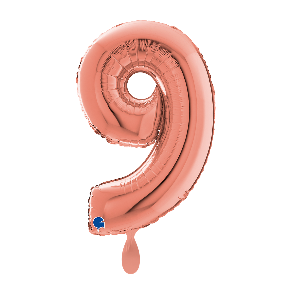 1 Balloon XL - Number 9 - Rose Gold