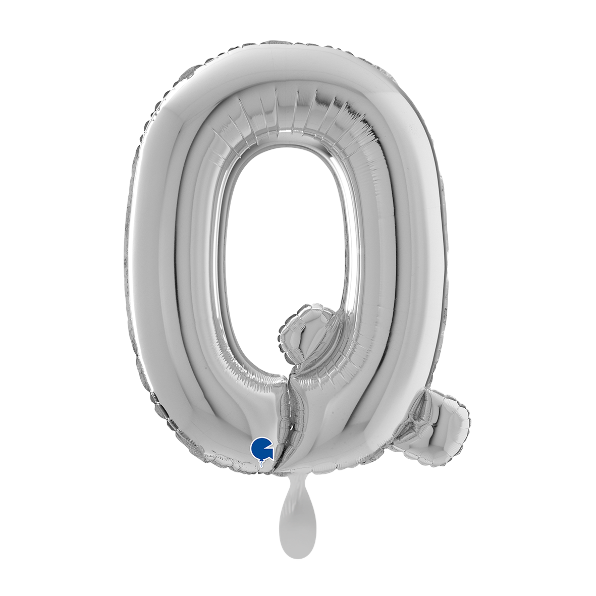 1 Balloon XL - Letter Q - Silver