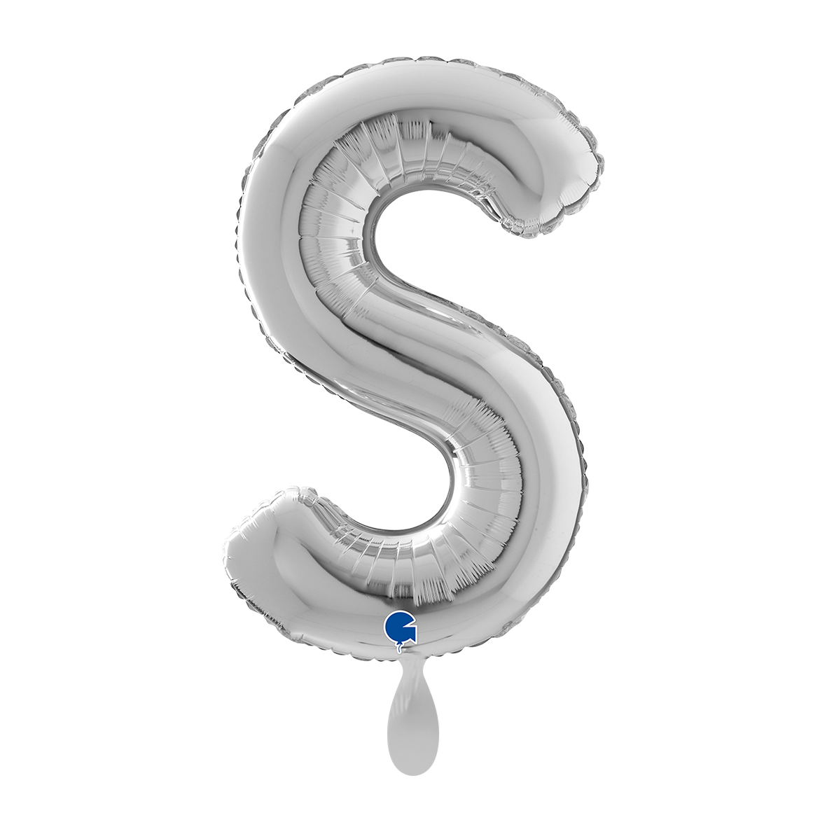 1 Balloon XL - Letter S - Silver