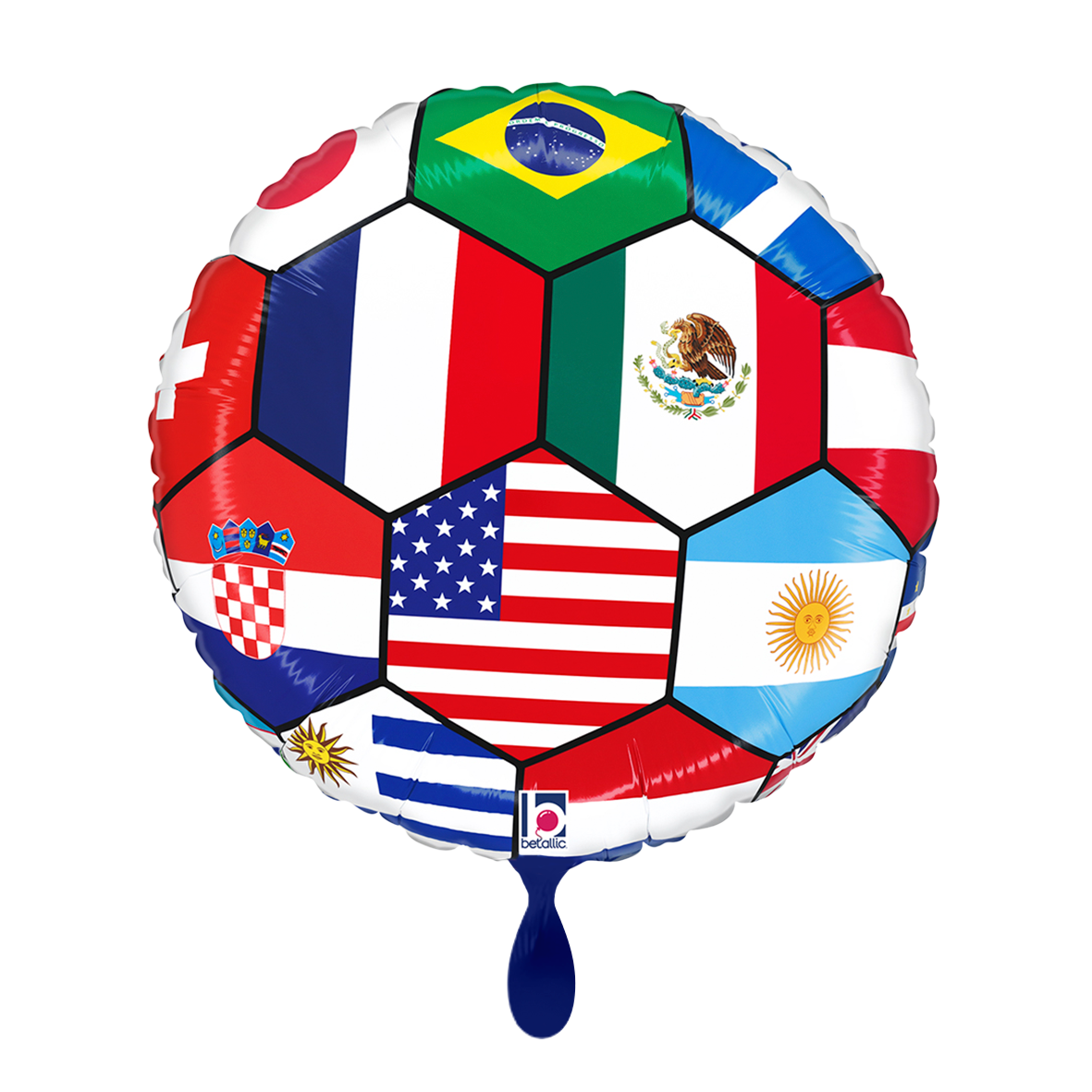 1 Balloon - Soccer Ball Nations