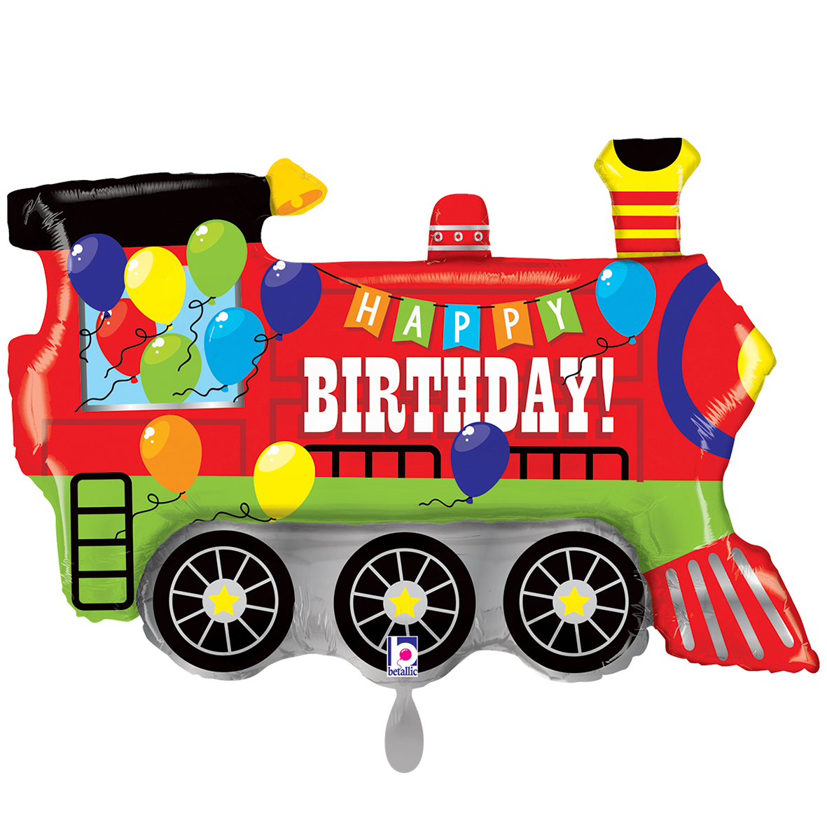 1 Balloon XXL - Birthday Party Train