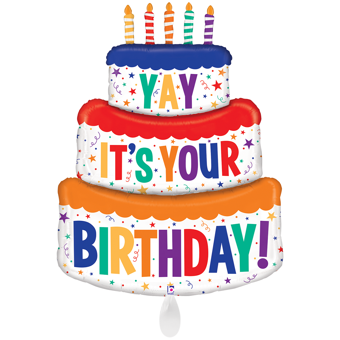 1 Balloon XXL - Special Delivery B-Day Cake