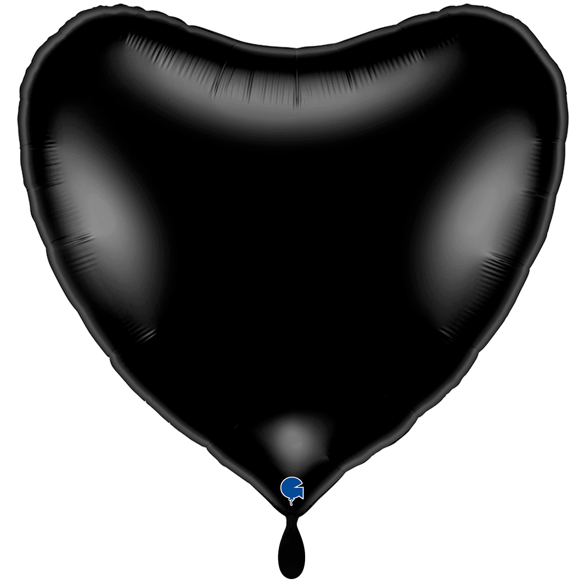 1 Balloon XXL - Heart - Black