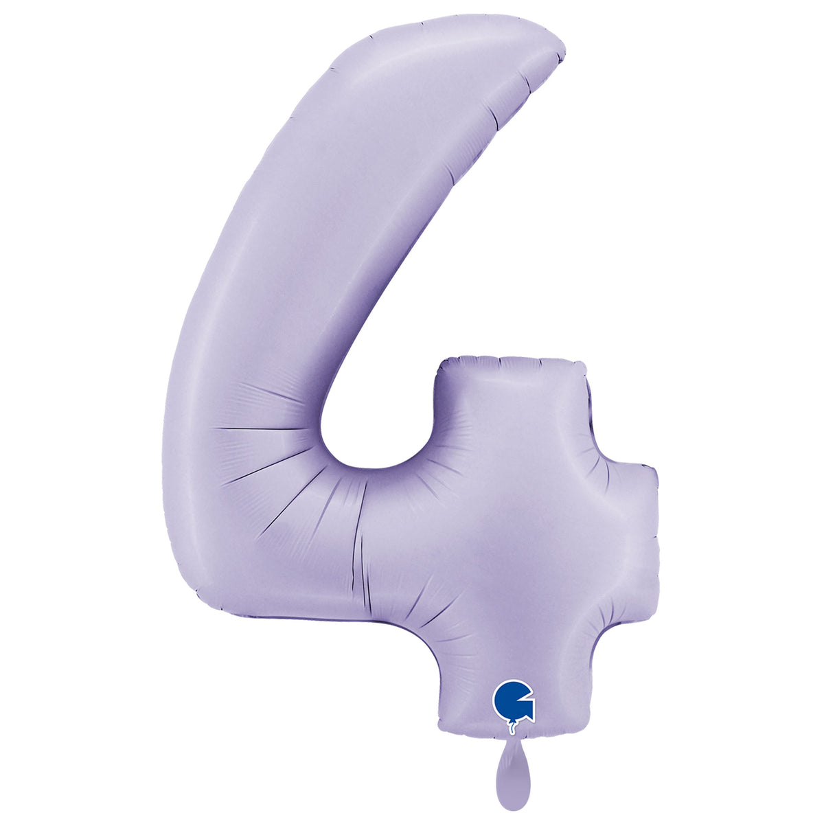 1 Balloon XXL - Number 4 - Satin Lilac