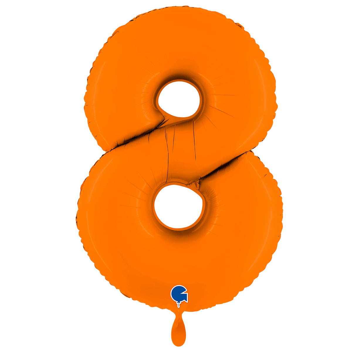 1 Balloon XXL - Number 8 - Matte Orange