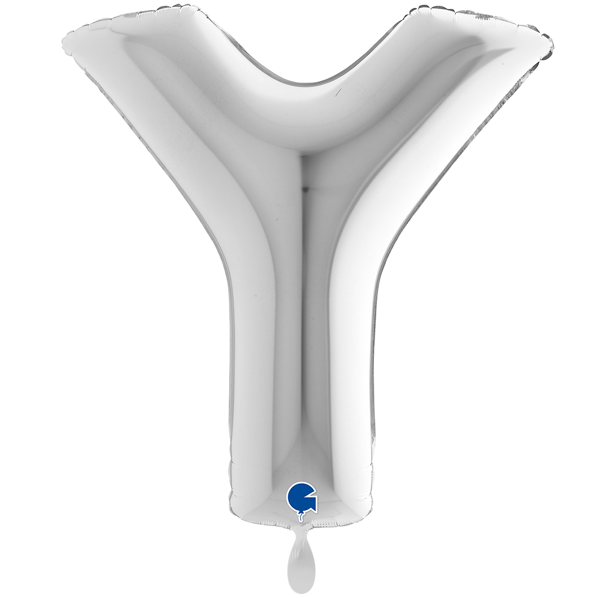 1 Balloon XXL - Letter Y - Silver