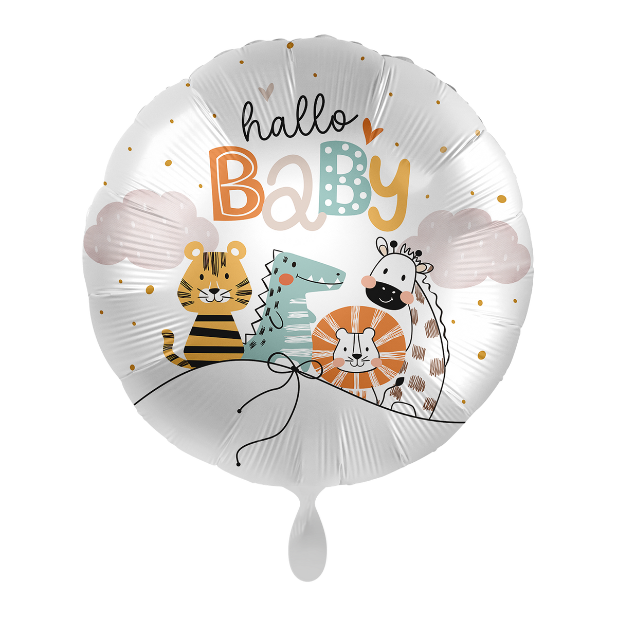 1 Balloon - Baby Neutral - Tierfreunde - GER