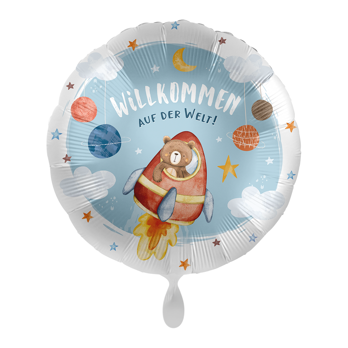 1 Balloon - Baby Boy - Raketen Baby - GER