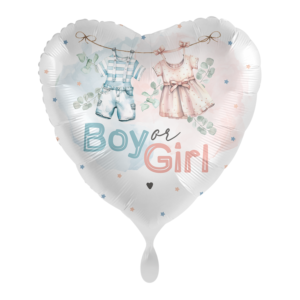 1 Balloon - Gender Reveal - Baby Clothes - ENG